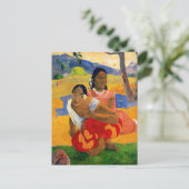 Paul Gauguin - Wanneer ga je trouwen? Briefkaart (Staand voorkant)