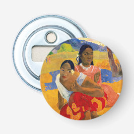Paul Gauguin - Wanneer ga je trouwen? Button Flesopener