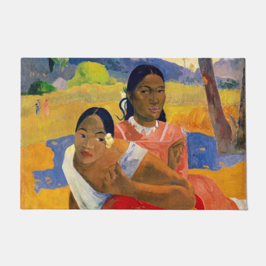 Paul Gauguin - Wanneer ga je trouwen? Deurmat (Voorkant)