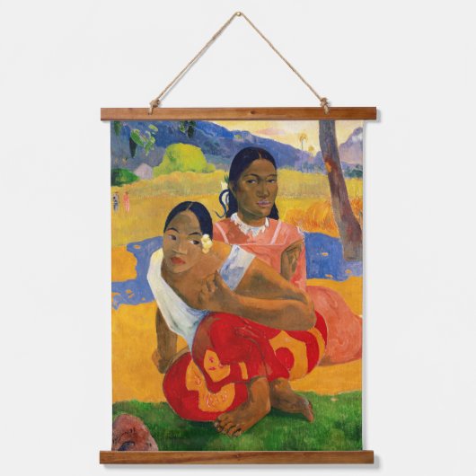 Paul Gauguin - Wanneer ga je trouwen? Hangend Wandkleed (Voorkant)