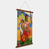 Paul Gauguin - Wanneer ga je trouwen? Hangend Wandkleed (Gebogen)