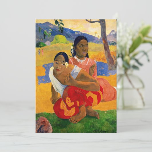 Paul Gauguin - Wanneer ga je trouwen? Kaart (Staand voorkant)