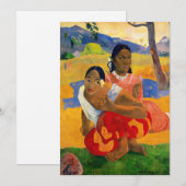 Paul Gauguin - Wanneer ga je trouwen? Kaart (Voorkant / Achterkant)