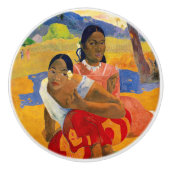 Paul Gauguin - Wanneer ga je trouwen? Keramische Knop (Voorkant)