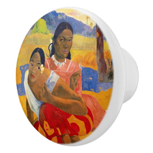 Paul Gauguin - Wanneer ga je trouwen? Keramische Knop (Rechts)