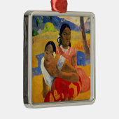 Paul Gauguin - Wanneer ga je trouwen? Metalen Ornament (Rechts)