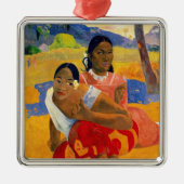 Paul Gauguin - Wanneer ga je trouwen? Metalen Ornament (Voorkant)