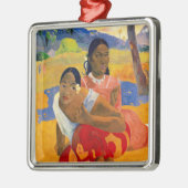 Paul Gauguin - Wanneer ga je trouwen? Metalen Ornament (Links)
