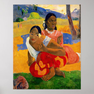 Paul Gauguin - Wanneer ga je trouwen? Poster