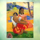 Paul Gauguin - Wanneer ga je trouwen? Raamsticker (Vel 3)