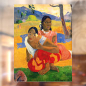 Paul Gauguin - Wanneer ga je trouwen? Raamsticker (Vel 2)