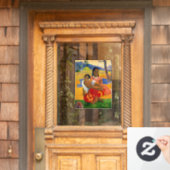 Paul Gauguin - Wanneer ga je trouwen? Raamsticker (Huis Deur)
