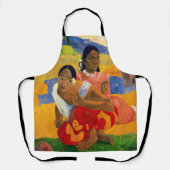 Paul Gauguin - Wanneer ga je trouwen? Schort (Voorkant)