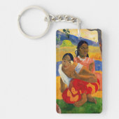 Paul Gauguin - Wanneer ga je trouwen? Sleutelhanger (Voorkant)