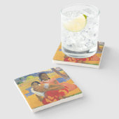 Paul Gauguin - Wanneer ga je trouwen? Stenen Onderzetter (Zijkant)