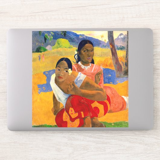 Paul Gauguin - Wanneer ga je trouwen? Sticker (Computer)