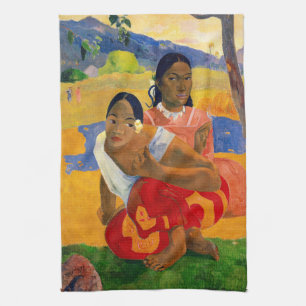 Paul Gauguin - Wanneer ga je trouwen? Theedoek