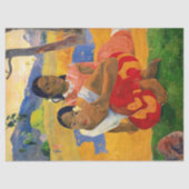 Paul Gauguin - Wanneer ga je trouwen? Tissuepapier (Voorkant)