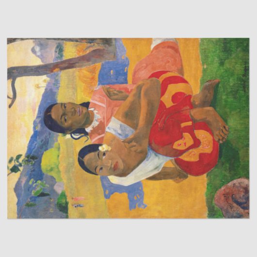Paul Gauguin - Wanneer ga je trouwen? Tissuepapier (Voorkant)