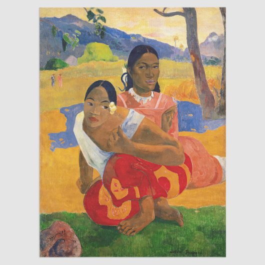 Paul Gauguin - Wanneer ga je trouwen? Tissuepapier