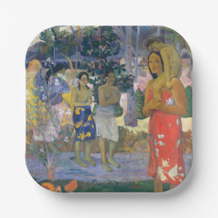 Paul Gauguin - Wees Gegroet / Ia Orana Maria Papieren Bordje