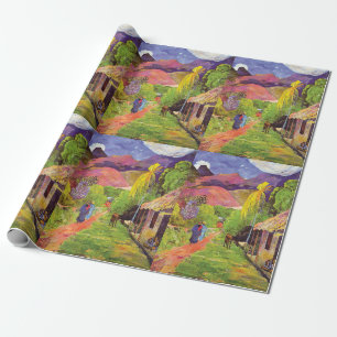 Paul Gauguin Weg in Tahiti Vintage Fijne Kunst Cadeaupapier