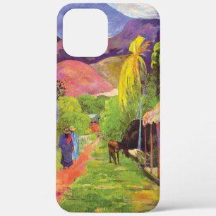 Paul Gauguin Weg in Tahiti Vintage Fijne Kunst Case-Mate iPhone Case