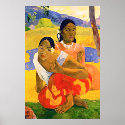 Paul Gauguin "When will you marry?" Poster (Voorkant)