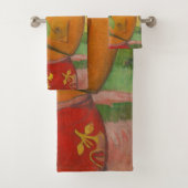 Paul Gauguin - Woman Holding a Fruit Bad Handdoek (Insitu)