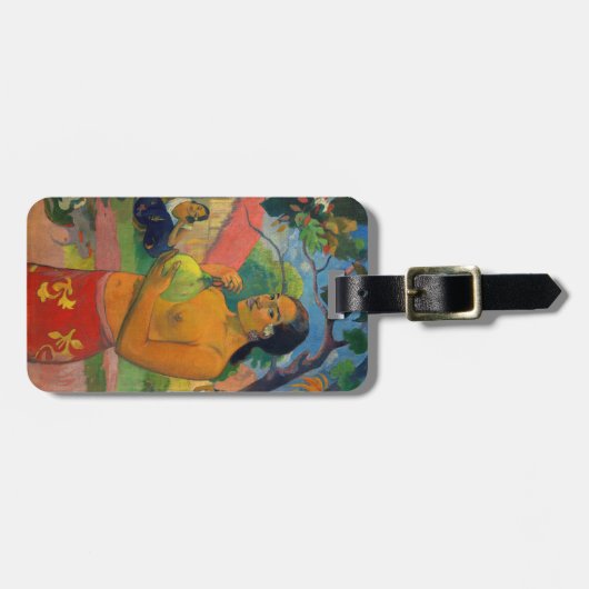 Paul Gauguin - Woman Holding a Fruit Bagagelabel (Voorkant horizontaal)