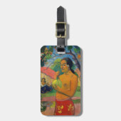Paul Gauguin - Woman Holding a Fruit Bagagelabel (Voorkant verticaal)
