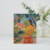 Paul Gauguin - Woman Holding a Fruit Briefkaart (Staand voorkant)