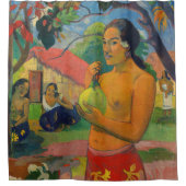 Paul Gauguin - Woman Holding a Fruit Douchegordijn (Voorkant)