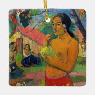 Paul Gauguin - Woman Holding a Fruit Keramisch Ornament