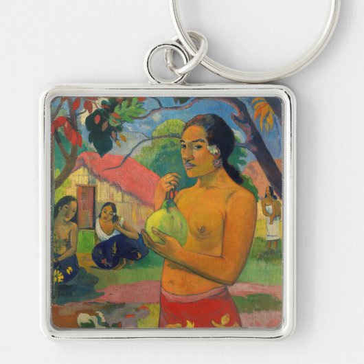 Paul Gauguin - Woman Holding a Fruit Sleutelhanger (Voorkant)