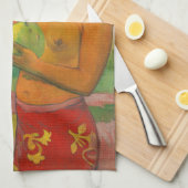 Paul Gauguin - Woman Holding a Fruit Theedoek (Quarter Fold)