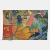 Paul Gauguin - Woman Holding a Fruit Theedoek (Horizontaal)