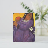 Paul Gauguin-Woman met een Mango Briefkaart (Staand voorkant)