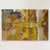 Paul Gauguin Yellow Christus schilder Legpuzzel (Horizontaal)