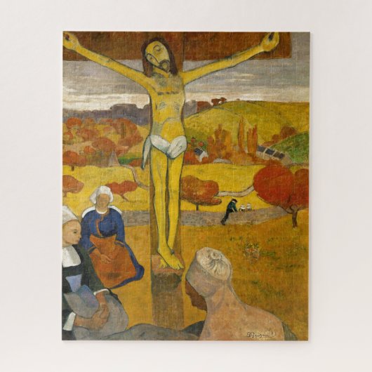 Paul Gauguin Yellow Christus schilder Legpuzzel (Verticaal)