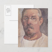 Paul Gauguin | Zelfportret, 1902-3 Briefkaart (Voorkant / Achterkant)
