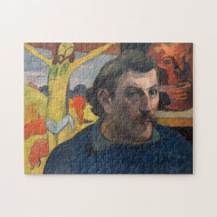 Paul Gauguin - Zelfportret met Gele Christus Legpuzzel