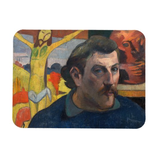 Paul Gauguin - Zelfportret met Gele Christus Magneet (Horizontaal)