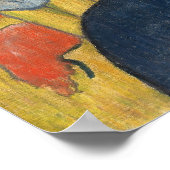 Paul Gauguin - Zelfportret met Gele Christus Poster (Hoek)