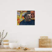 Paul Gauguin - Zelfportret met Gele Christus Poster (Keuken)