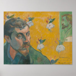 Paul Gauguin - Zelfportret met portret Poster