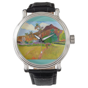Paul Gauguin's beroemde schilderij uit het Tahitia Horloge