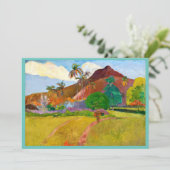 Paul Gauguin's beroemde schilderij uit het Tahitia Kaart (Staand voorkant)