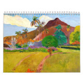 Paul Gauguin's beroemde schilderij uit het Tahitia Kalender (Hoes)