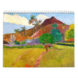 Paul Gauguin's beroemde schilderij uit het Tahitia Kalender